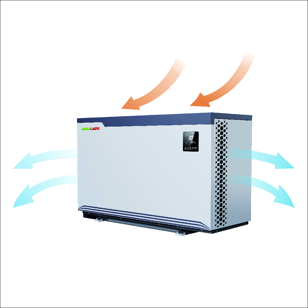 Vertical Type Swimming Pool Heat Pump For Spa