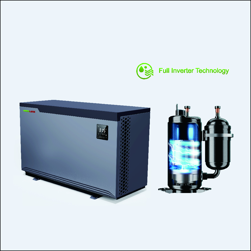 Efficient Commercial Inverter Pool Heat Pump For Waterparks